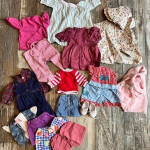 Lot Of Miscellaneous Off Brand 18" Doll Clothes-Mixed Brands + Pieces